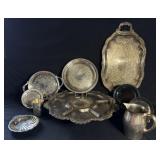 Vintage 10 Pieces Sliver-Plate