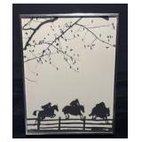 Steeplechase / Fox Hunting Serigraph Print
