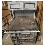 Antique 'Home Comfort' Enameled Iron Cook Stove