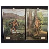 2 'Foster Disinger' Paintings of Native Americans