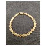 Fine 14K Gold Chevron Link Bracelet