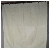 Antique All-White Whole- Cloth Hand Stitched Quilt