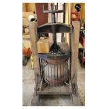 Large Wood & Iron Antique 'Keystone Cider Mill'
