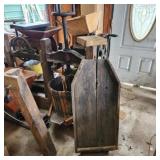 Antique Mechanical Cider Mill with Crusher