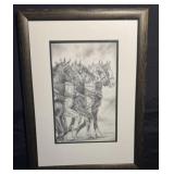 Carol Shuster Swartz  Equine Pencil Drawing