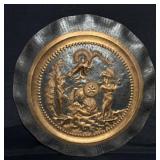 Vintage R. Diaz Mixed Metal Charger