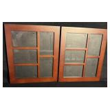 2 Cherry 5 Section Frames in Natural Finish