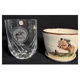 Vintage Equestrian Planter & Vase