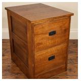 Fine & Rare 'Stickley' Oak 2 Drawer Filing Cabinet