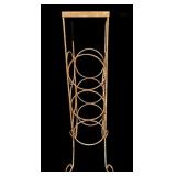 Antique Hand-Forged Wrought Iron Topiary Stand