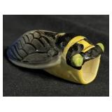 Vintage 'Louis Sicard' Ceramic Cicada Wall Pocket