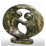Vintage Shona Stone Sculpture 'Ring of Love '