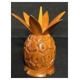 Vintage Wooden Pineapple Toothpick Holder
