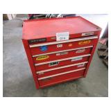 Benchmark toolbox on wheels, 27W x 27.5H x 17D