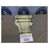 Snap-On wrenches ï¿½ set of 12, 11/32ï¿½11/16