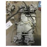 Mixed parts lot: Honda 50 fuel tank, handlebars+