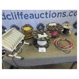 Assorted spools of wire, ST-90 light, extension cd