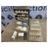 Needle valves organized in cases, fittings, gasket