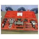 Slide hammer in case with accessories