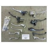 Yamaha, Nisin, and assorted clutch & brake levers