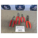 4 Snap-On Pliers