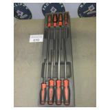 Snap-On long screwdrivers ï¿½ assorted (8)