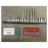 Snap-On ï¿½ hex Allen keys, drill bits, extensions