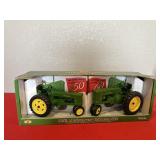 John Deere 50th Anniv Toy Tractor Collector Set