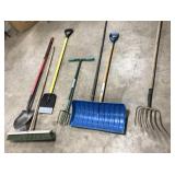Selection of Yard Tools Including