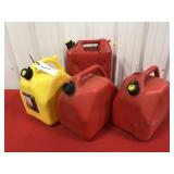 3- Jerry Cans &  1- Diesel Jerry Can