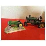 John Deere Toy Tractor & John Deere Tractor