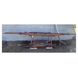 Steel Bench & Contents Of Scrap Metal
