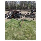Steel Axle, Pile of Scrap Metal