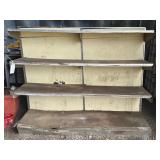4 Shelf Double Sided Shop Rack
