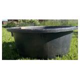 300 Gal Black Poly Water Trough