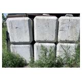 6 X Precast Concrete Lock Blocks  *EACH BLOCK