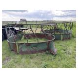 3 Round Bale Feeders