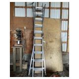 10' Folding Extension Ladder