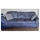 Leather Couch W/ Studs