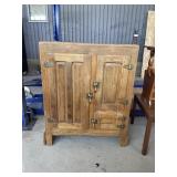Antique 1/4 Cut Oak Ice Box