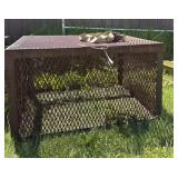 36'x42'x2' Tall Expanded Metal Cage