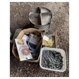 Bolts, Screws, Nuts, Rotating Bench Top Storage,