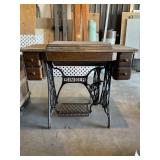 Antique Singer Oak Cased Sewing Machine