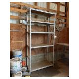 7' Metal Shelving Unit