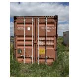 40' Sea Container  9'6' Tall W/ 2 Man Doors