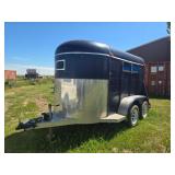 1984 14' Univision B/P Mini Stock Trailer