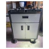 Gladiator 2 Door Shop Cart on Wheels W/ Drawer