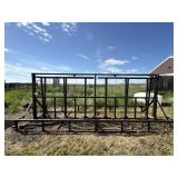 16' Folding Trailer Mount Bale Deck W/Winch