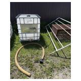 250 Gal IBC Water Tote W/ Valve & Hose