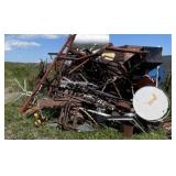 Sel of Scrap Metal, Pipe, Bale Feeders & More
